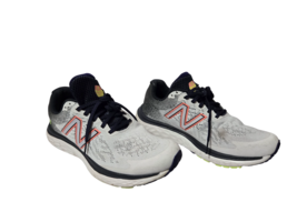 New Balance Women W680lw7 Gray Running Shoes Size 9.5 (Wide) Pre-Owned - $24.74