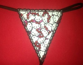 New Sexy Womens HELLO KITTY Party Gstring Thong Lingerie Panties Underwear - £15.17 GBP