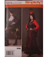 Pattern 1819 Women&#39;s sz 14 - 22 Sexy Steampunk Goth Victorian Inspired C... - £7.95 GBP