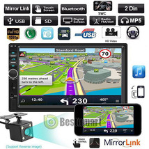 Android 10 Car Stereo Gps Navigation Radio Player Double Din Wifi 7&quot; + Camera - £92.14 GBP