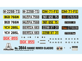 Skill 3 Model Kit Land Rover Range Rover Classic 1/24 Scale Model Italeri - $73.53