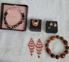 Pink Jewelry Bundle – lot of 5 pieces - £22.01 GBP