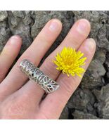 Modernist Sterling Silver Unisex Statement Ring GROOVY Big sILVER Festiv... - $4,287.22 MXN