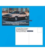 1979 FORD MUSTANG INDY 500 PACE CAR VINTAGE COLOR POST CARD -USA- GREAT ... - $9.84