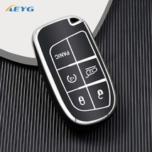 Fashion TPU Car Remote Key Case Cover For  Renegade Grand Cherokee  Charger 1500 - £29.02 GBP