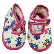 Gymboree Baby Girls Crib Shoes Mary Jane Floral Flowers Vintage VTG Retr... - $44.55