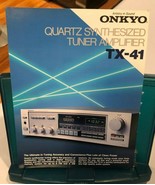 ONKYO QUARTZ SYNTHESIZED TUNER AMPLIFIER TX-41 BROCHURE/SPEC SHEET (SING... - $8.21 CAD