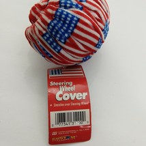 Cloth Steering Wheel Covers USA Flag Stretchy - £7.99 GBP