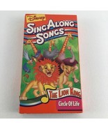 Disney Sing Along Songs VHS Tape The Lion King Circle Of Life Vintage 1994 - $278.42 MXN