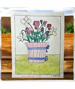 1880-1890’ Antique Early Work By K.Stanger Flowers Aquarell - €70,58 EUR