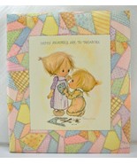 Vintage Betsey Clark Happy Memories Are To Treasure Hallmark Scrap Book ... - £21.17 GBP