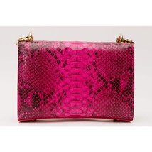 The Toskana Fuchsia Pythn Leather Handbag image 3