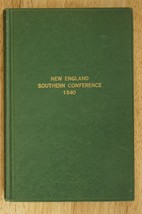 Vintage Book Centennial Session New England Southern Methodist Conference 1940 - £23.47 GBP
