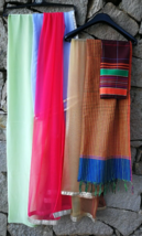 Dupatta Lot Vintage Used Chiffon Pakistani Stole Indian Scarf for Women ... - £24.71 GBP