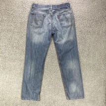 Levis 559 Relaxed Straight Leg Jeans Mens 33 All Cotton Denim Pant 33x32 - $30.62