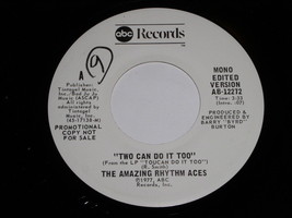The Amazing Rhythm Aces Two Can Do It Too 45 Rpm Record ABC Records Label Promo - £15.18 GBP
