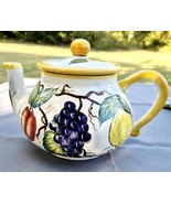Bella Casa By Ganz Whimsical Fruit Ceramic Teapot - $330.54 MXN