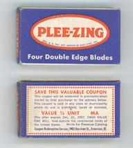 Vintage box Plee-Zing razor blades Marlin Firearms CO New Haven CT - £10.93 GBP