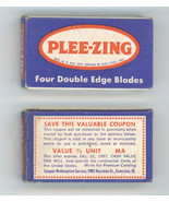 Vintage box Plee-Zing razor blades Marlin Firearms CO New Haven CT - $259.65 MXN Vintage box Plee-Zing razor blades Marlin Firearms CO New Haven CT - $259.65 MXN