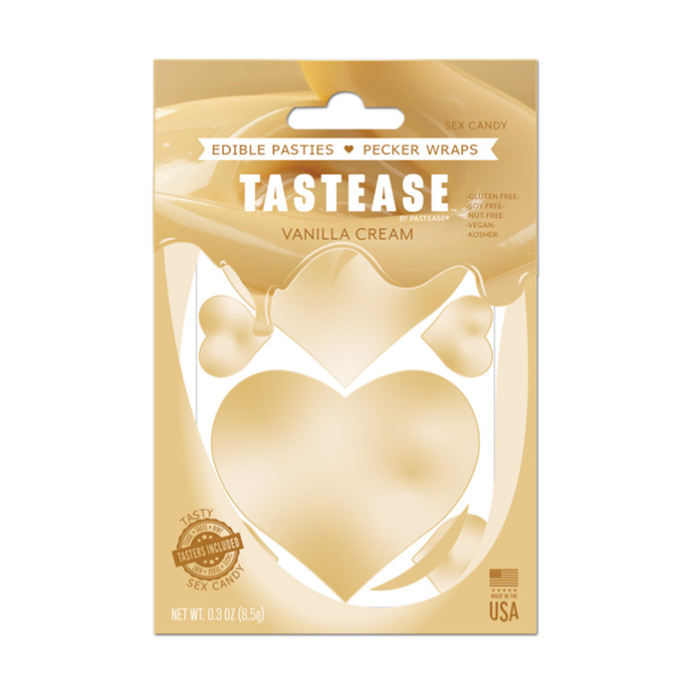 Tastease: Edible Pasties - Sweet Cream - $7.50