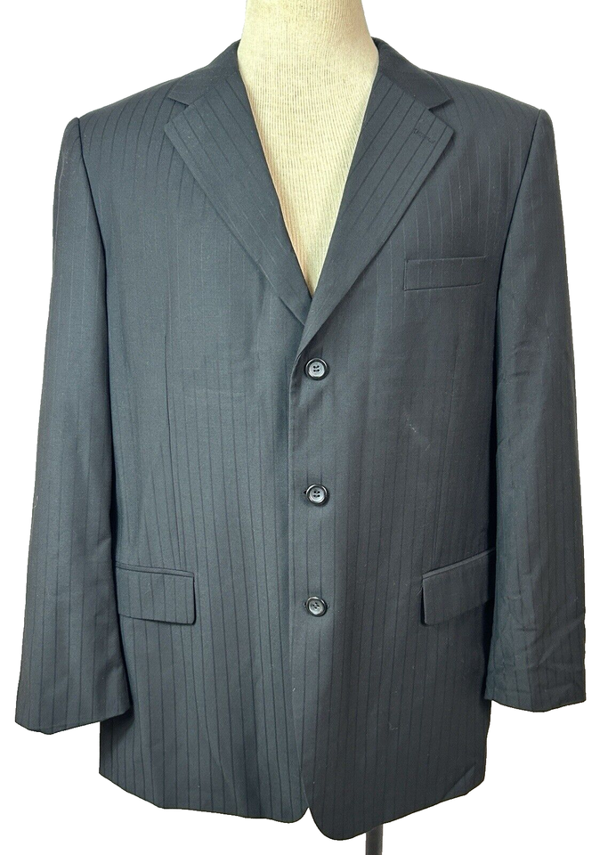 Caravelli Italy Coat Blazer Jacket 46R Black and 50 similar items