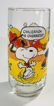 Peanuts Camp Snoopy  Glass Collectible McDonald&#39;s 1971 Vintage NOS - £7.02 GBP