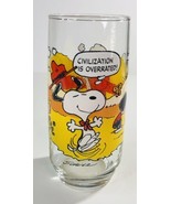Peanuts Camp Snoopy  Glass Collectible McDonald&#39;s 1971 Vintage NOS - £6.89 GBP