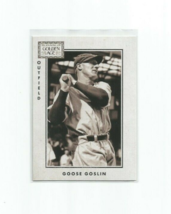 Goose Goslin (Baseball) 2014 Panini Golden Age The Baseball Game Insert #3 - $4.99
