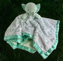 An item in the Baby category: Cloud Island Oversized Plush 29”  Mint Green Elephant Security Blanket 