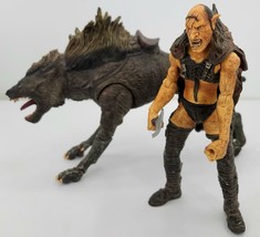 ToyBiz 2003 Lord of the Rings Deluxe Beast and &amp; Rider Set Sharku with Warg - £43.47 GBP