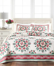 3PC Martha Stewart Snowflake Holiday Quilted Bedspread Set, Full or Queen - $5,604.40 MXN+