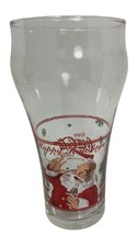 Coca Cola Santa Claus Christmas 16 oz. Coke Glass 1996 Vintage - £8.62 GBP