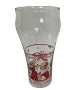 Coca Cola Santa Claus Christmas 16 oz. Coke Glass 1996 Vintage - £8.62 GBP