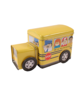 Vintage The Lil&#39; Yellow School Bus Collector Tin Candy Cookie Container - €12,78 EUR