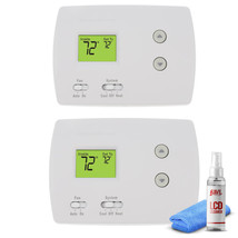 2-Pack Honeywell TH3110D1008 Pro Non-Programmable Digital Thermostat White - £116.21 GBP