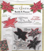 Altenew. Build A Flower Stamp &amp; Die Set. Die Cutting Cardmaking Scrapboo... - $178.28 MXN