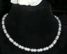 Genuine Fresh Water Pearl Necklace sold - £92.16 GBP