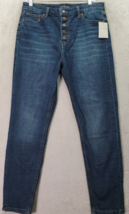 Lucky Brand Ankle Jeans Women Size 10 Blue Denim Bridgette Skinny Leg Button Fly - £21.77 GBP