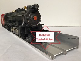 O Scale Train Display Shelves 16 Pack | Aluminum | Model Railroad | O Gauge - £502.24 GBP
