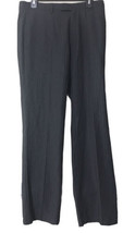 Calvin Klein Women&#39;s Dress Pants Black Gray Striped Size 32”X32” - £28.48 GBP