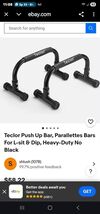 teclor push up bars. HD-5055 - $38.79