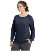 Champion QW1239 Women&#39;s Plus French Terry Top Navy 4XL - $24.70 CAD