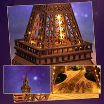 Rolife Nuit de la Tour Eiffel - Puzzle en bois 3D, Assemblage de jouets ... - £31.31 GBP