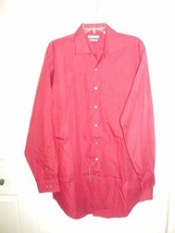 NWT Mens Van HeusenCrimson Tall Flex Collar Shirt 16 1/2 35/36 - £11.66 GBP