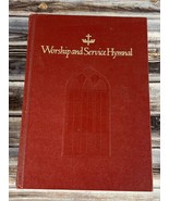1974 Worship and Service Hymnal Red Hardcover - Hope Publishing -Private... - $4.99