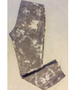 Express Jeans Women Ankle Stella Regular Fit Low Rise Gray Tie Dye Acid Wash 8 - £19.97 GBP