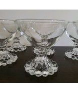Vintage Anchor Hocking Berwick Boopie 6 Piece Sherbet Clear Glass, Desse... - $37.40