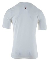 Jordan Mens Who Is Johnny Kilroy Print T Shirt Size Large Color White/Black/Red - £55.42 GBP