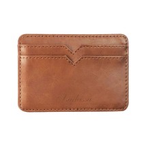 New Fashion Man Small Leather Magic Wallet With Coin Pocket Men&#39;s Mini Purse Mon - £47.89 GBP