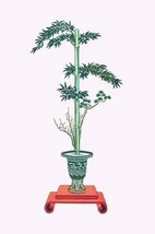 Shochikubai (Plum, Pine &amp; Bamboo) in a Horai-san by Josiah Conder #2 - Art Print - £17.57 GBP+